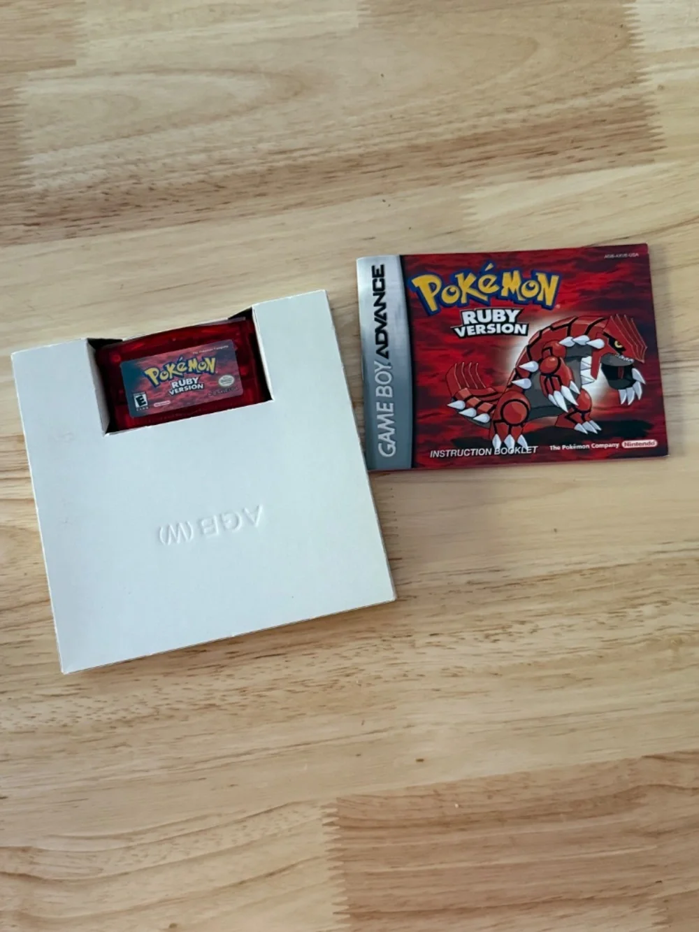 RARE Authentic Vintage Pokemon Ruby Game Boy Advance CIB